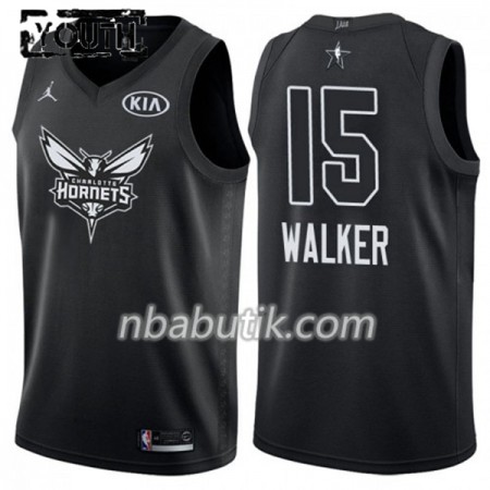 NBA Børn Trøje Charlotte Hornet Kemba Walker 15 2018 All Star Jordan Brand Sort Swingman NBA Børn Trøje Charlotte Hornet Kemba Walker 15 2018 All Star Jordan Brand Sort Swingman